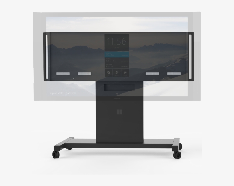 Microsoft Surface Hub 84" Rolling Stand, transparent png download