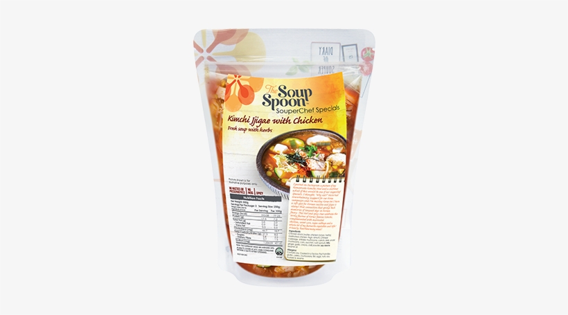 Kimchi Jjigae With Chicken - Soup Spoon, transparent png download