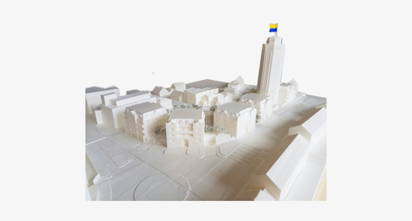 De Biase Architecten Bna Wanted To 3d Print A Model - 3d Printed Architectural Model Site, transparent png download