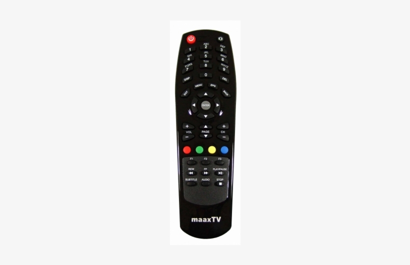 Maaxtv Ln4000 Standard Remote Control Maaxtv Ln4000 - Maaxtv Ln4000 Replacement Remote Control, transparent png download