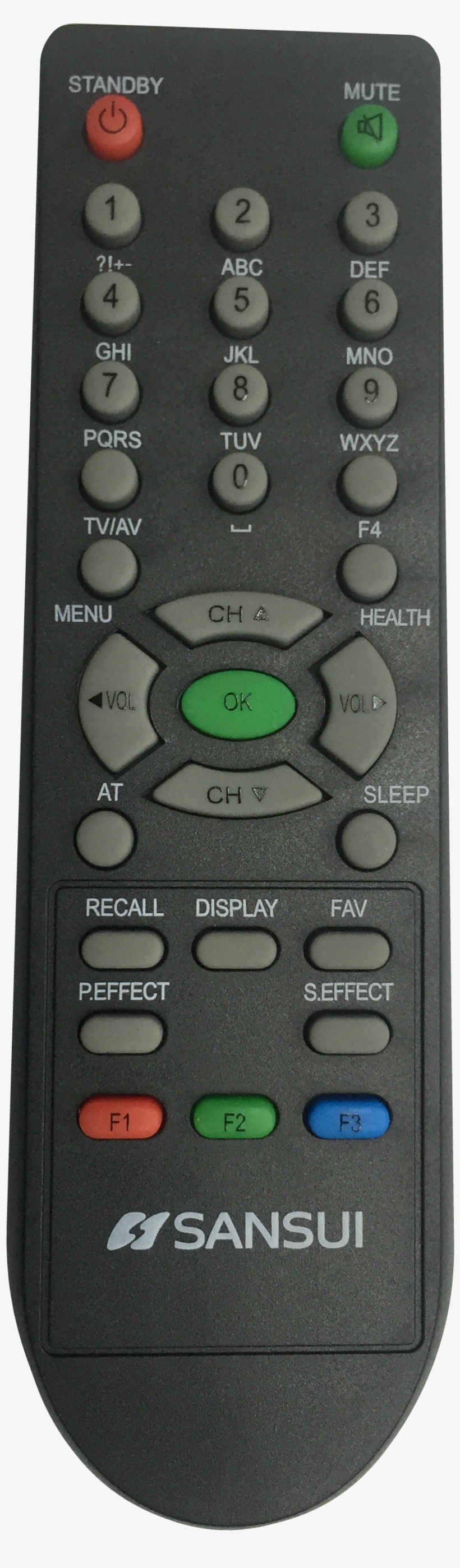 Sansui Original Remote Control - Remote Control, transparent png download