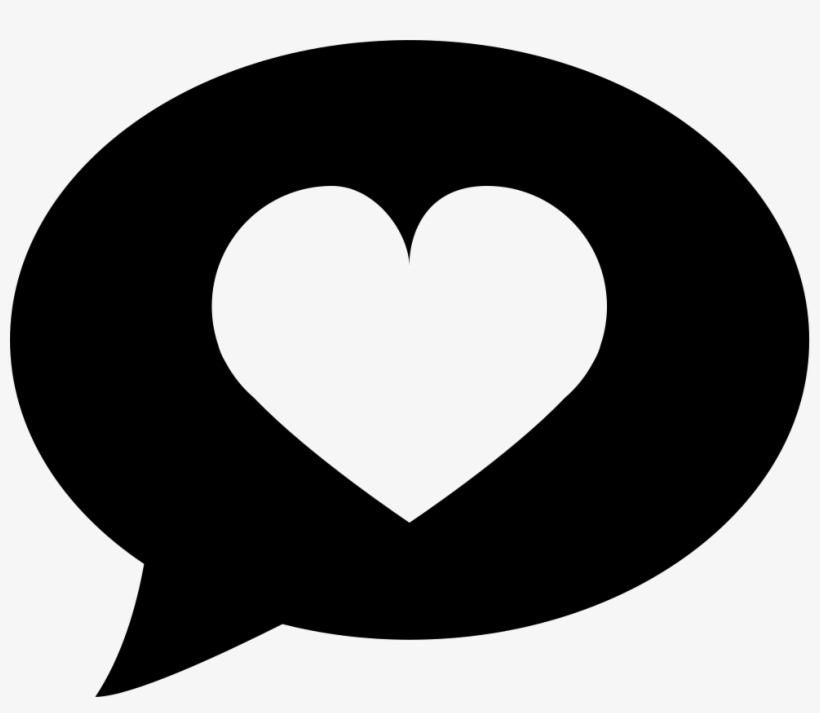 Hype Machine Logo Comments - Heart In Speech Bubble, transparent png download