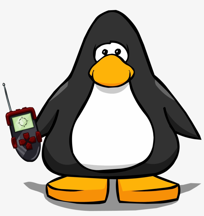 Robot Remote Control On A Player Card - Club Penguin Blue Horn, transparent png download