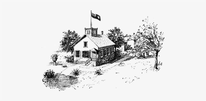Pioneer Clipart Schoolhouse - One Room School House Clip Art, transparent png download