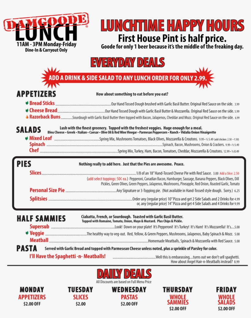 Each Additional Veggie - Lunch, transparent png download