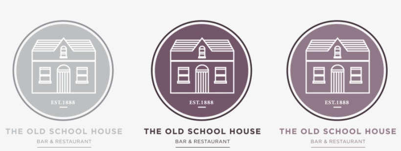 The Old Schoolhouse Logo Variations - Logo, transparent png download