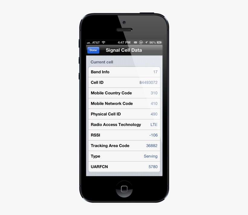 When Connected To A Cellular Tower, You're Presented - Mobile App Invoice Sample, transparent png download
