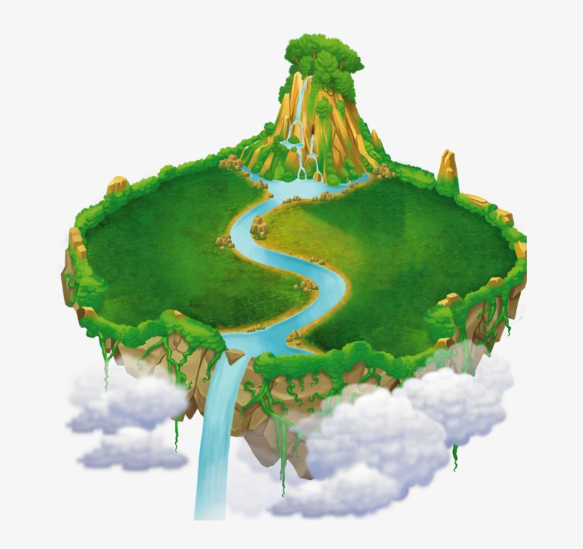 Lush Island - Imagenes De La Isla De Dragon City, transparent png download