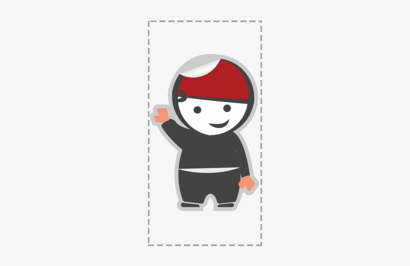 Eco Die Cut Sticker - Die Cutting, transparent png download