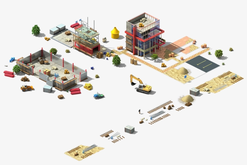 Iron Ore Industrial Center Initial - Scale Model, transparent png download