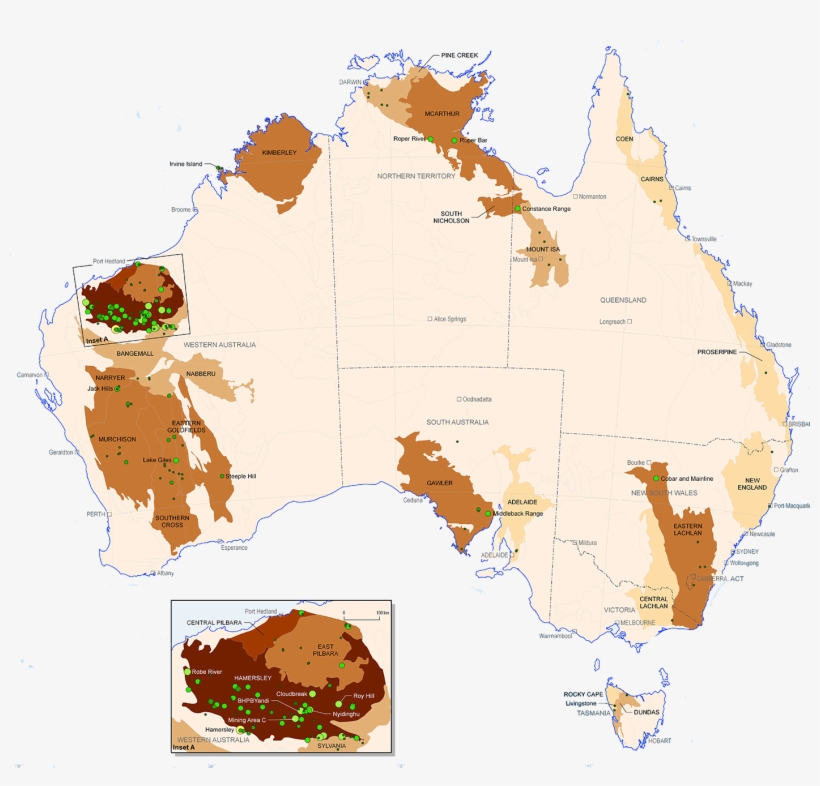 Australia As A Producer And Processor - Margaret River On Australian Map, transparent png download
