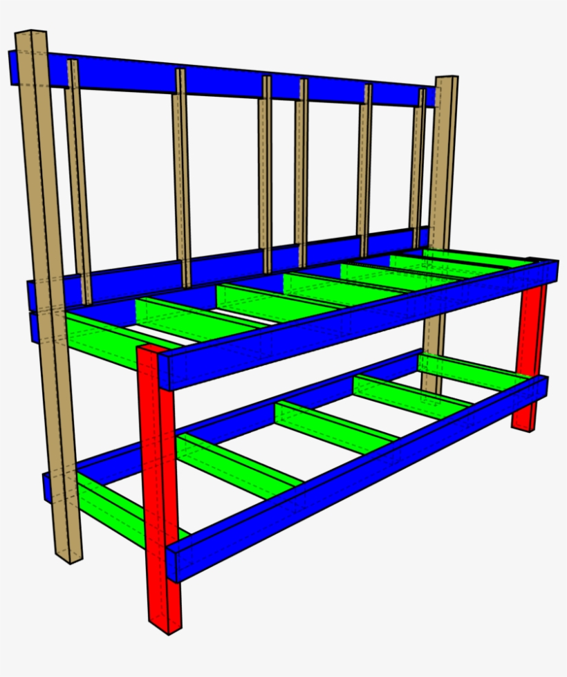 Each Color Represents A Specific Size That You Need - Shelf, transparent png download