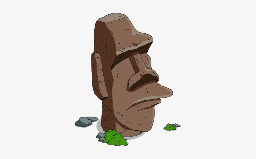Tapped Out Easter Island God - Easter Island God, transparent png download