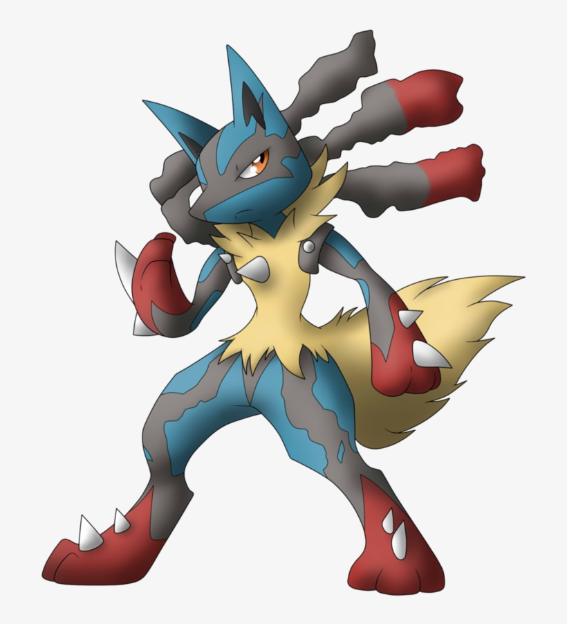 thumbnail image 2 of MEGA LUCARIO X5 – Pokemon Cards Non-Sport Trading Card 2 of 6
