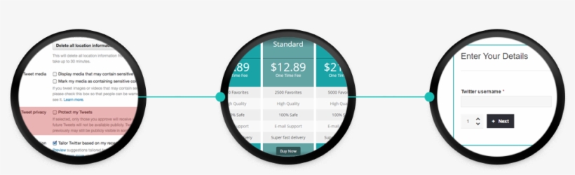 Buy Twitter Favorites Loops - Circle, transparent png download