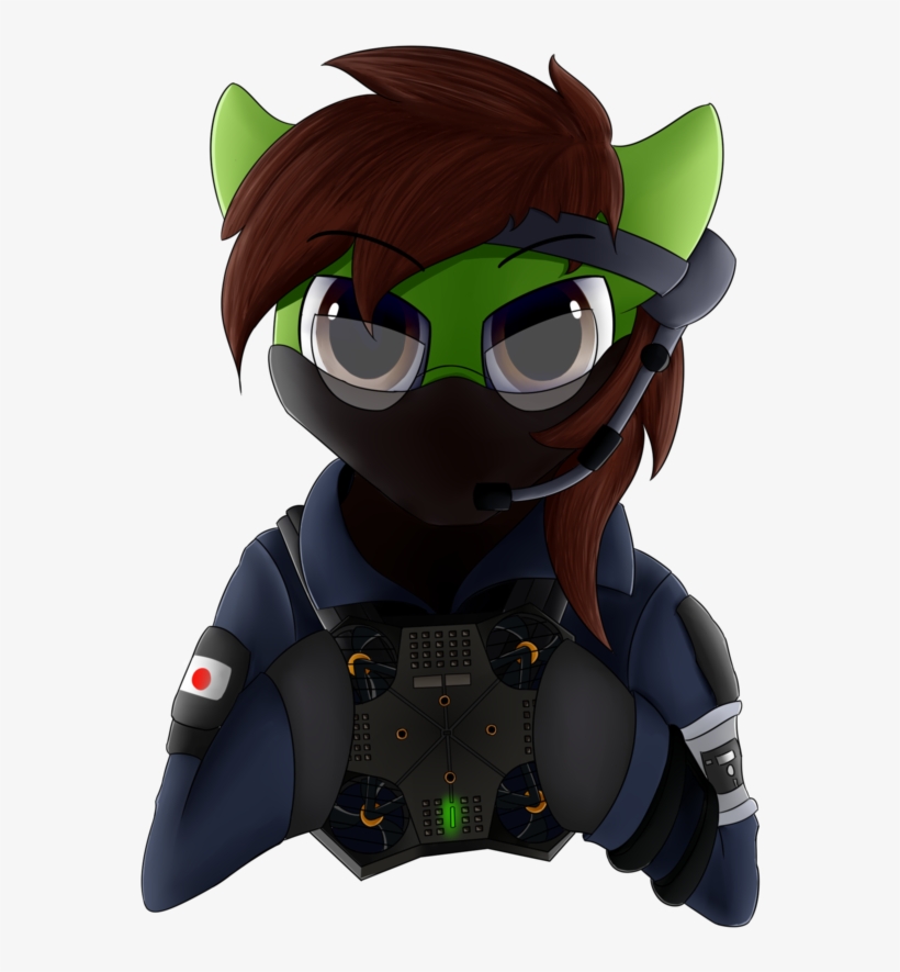Lunar Froxy, Bust, Drone, Echo, Oc, Oc - Rainbow 6 Transparent Background, transparent png download