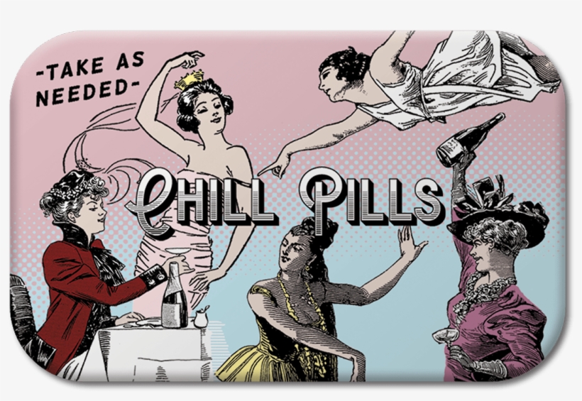 Chill Pills Decorative Tin - John Bates Take Your Medicine, transparent png download