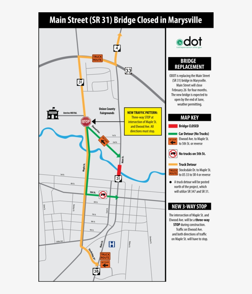 Https - //www - Sunburynews - Com/wp Map 01 Crop - - Marysville, transparent png download