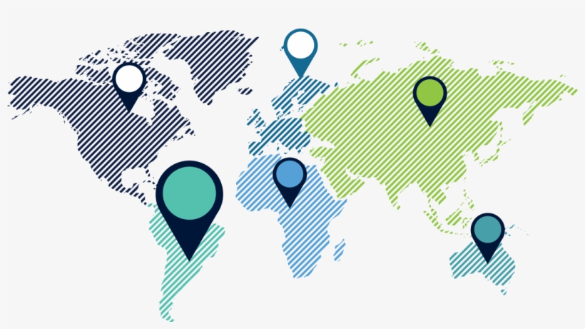 Mapa - Mercuri International, transparent png download