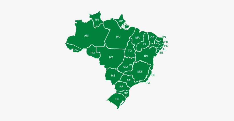 Mapa - Brazil, transparent png download