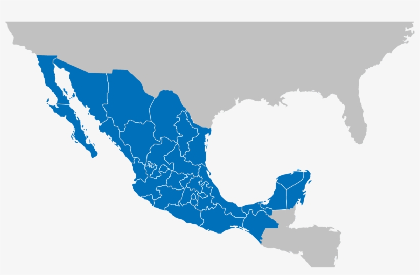 Mapa - Resultados Elecciones 2018 Mexico, transparent png download