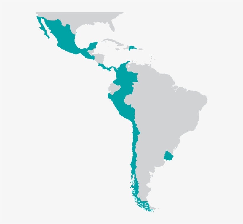 Mapa Sura - Latin America Fair Trade, transparent png download