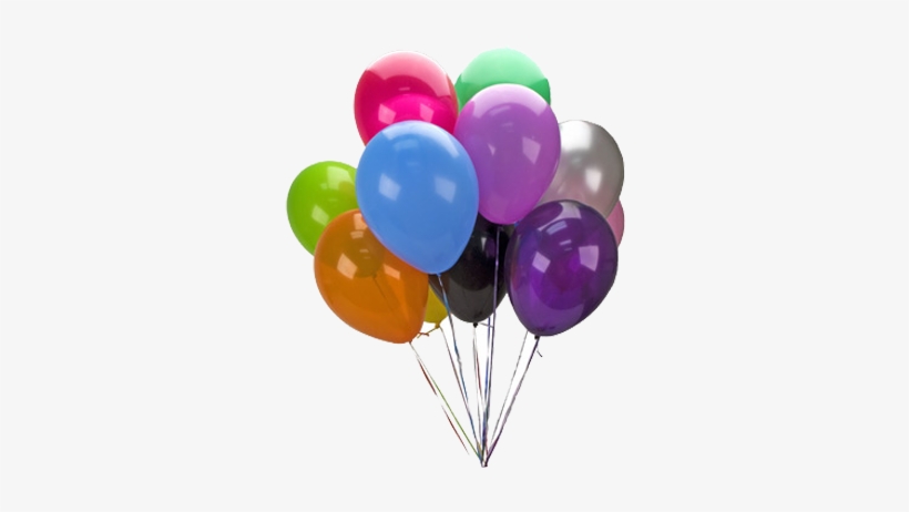 Latex Balloons - Black Solid Latex Balloons (10-pack), transparent png download