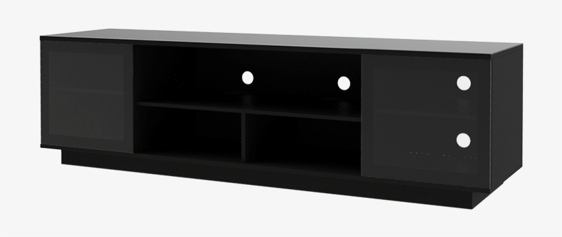 Entertainment Cabinet Black - Chest Of Drawers, transparent png download