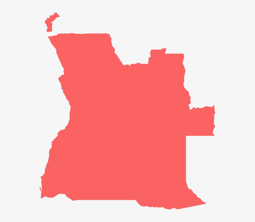 Default Message - Angola Map Vector, transparent png download