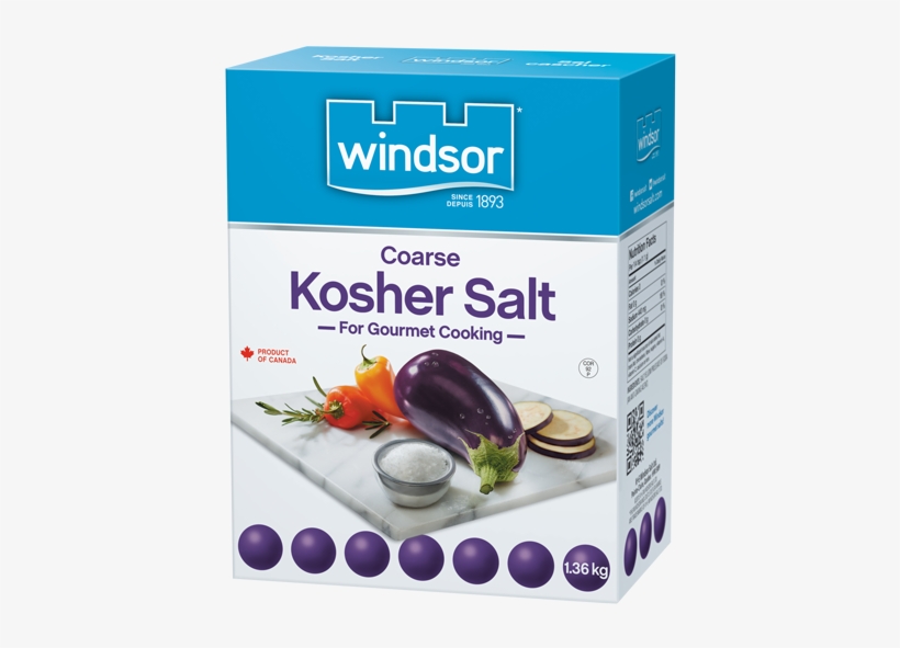 Coarse Kosher Salt - Windsor Kosher Salt, transparent png download