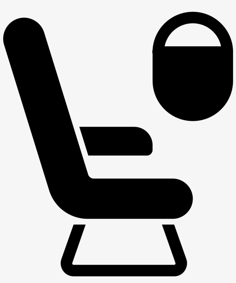 Seat Png Photo - Plane Seat Icon, transparent png download