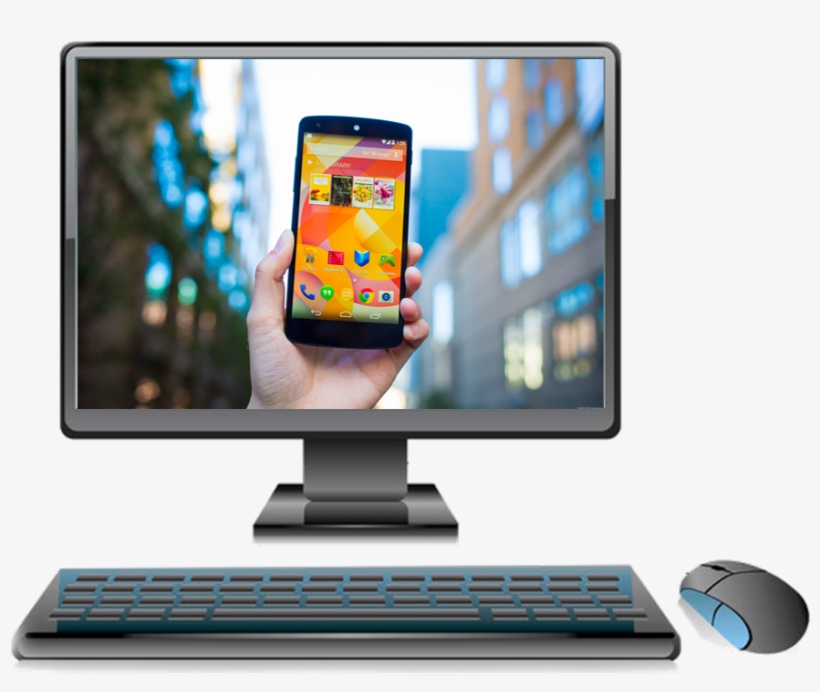 Display Android Screen On Pc - Mobile Screen On Pc, transparent png download