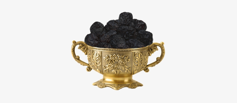 Ajwa Dates Contains Magnesium Which Keep - Golden Bowl Of Dates, transparent png download
