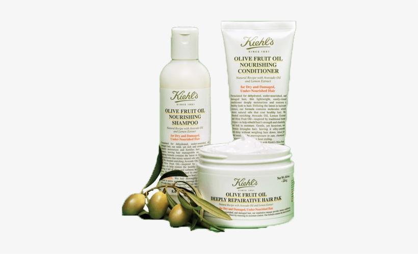 Restores Dehydrated, Damaged Hair - Kiehl's Nourishing Olive Fruit Oil Conditioner, 500ml, transparent png download