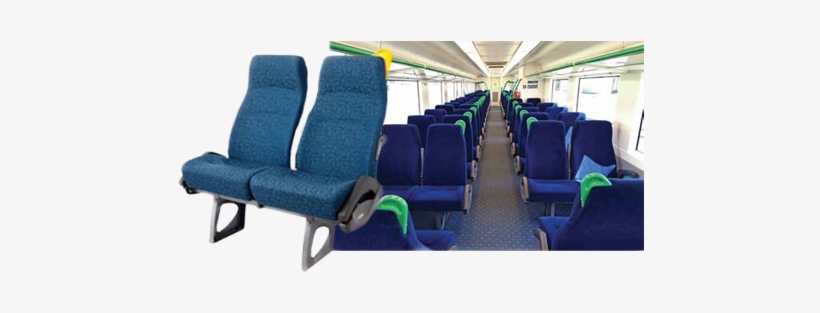 Vlocity Rail Seat - Train Seat Rail, transparent png download