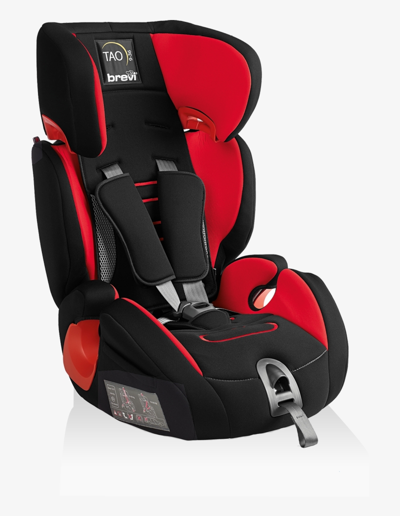 Online Shopping Site In India - Brevi Tao Group 1/2/3 Car Seat (red), transparent png download