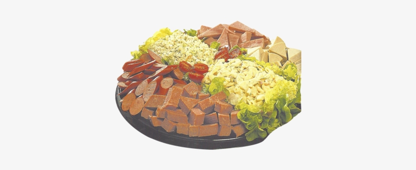 Cold Meat And Salad Platter - Scrambled Eggs, transparent png download