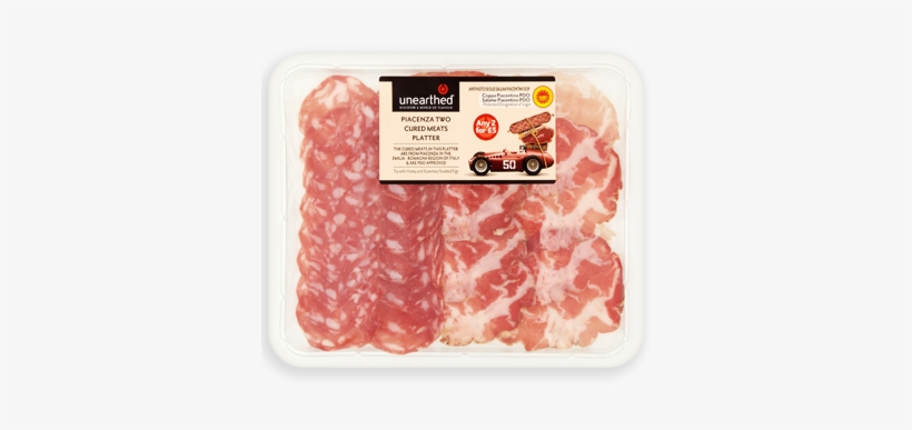 Unearthed Piacenza Two Cured Meat Platter - Unearthed Piacenza Coppa & Salami Platter, transparent png download