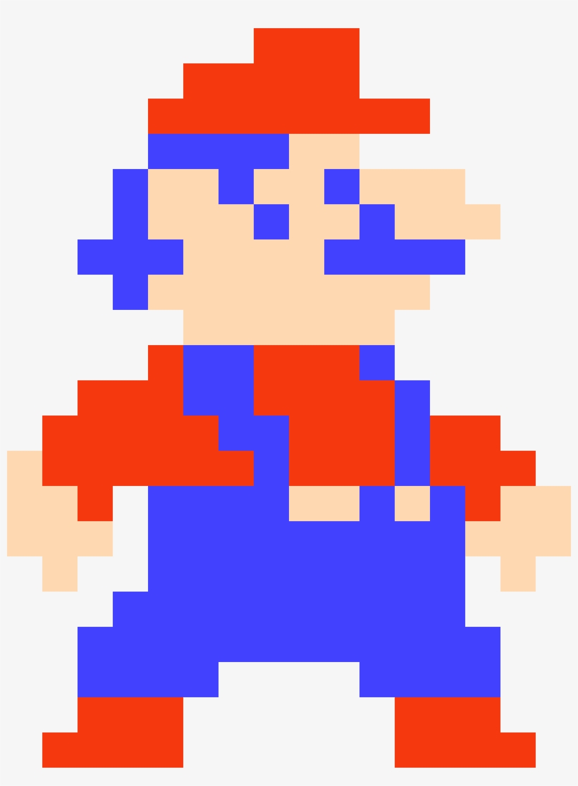 Mystery Mushroom Mariobros - Mario Bros 1983 Pixel, transparent png download