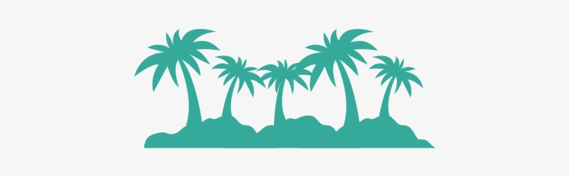Go To Image - Palm Trees With Islands Icon, transparent png download