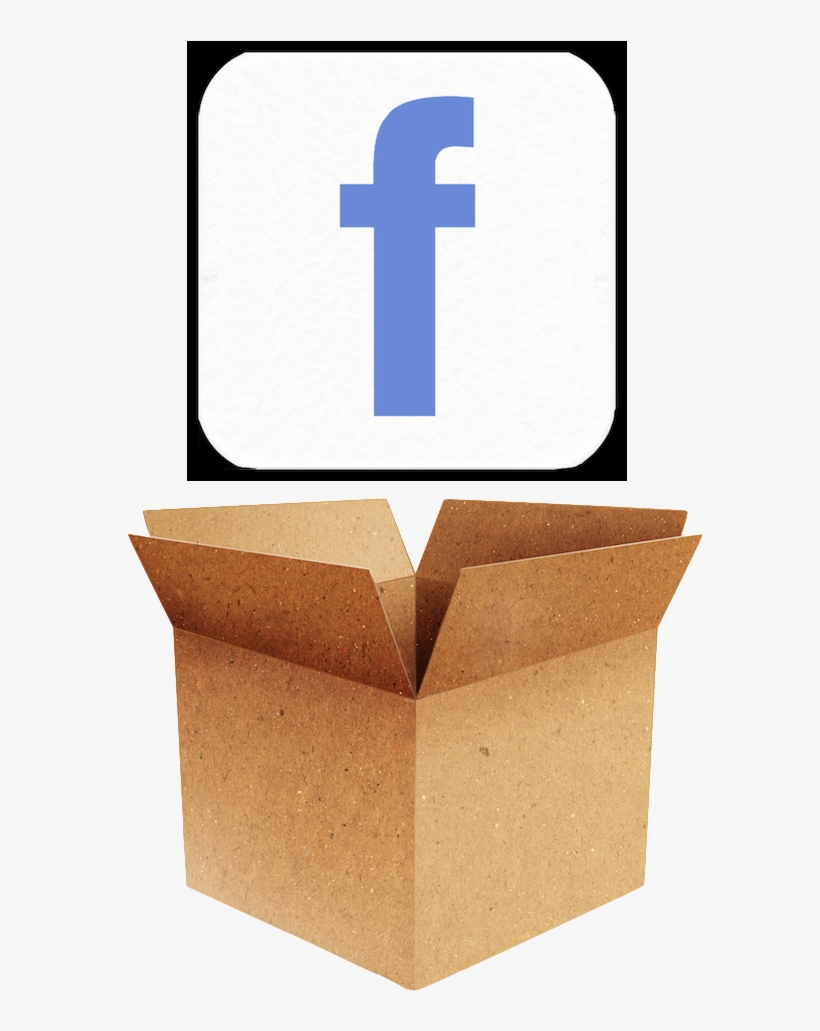 Facebook New App Out Of The Bo - Box Opening Empty Gif, transparent png download