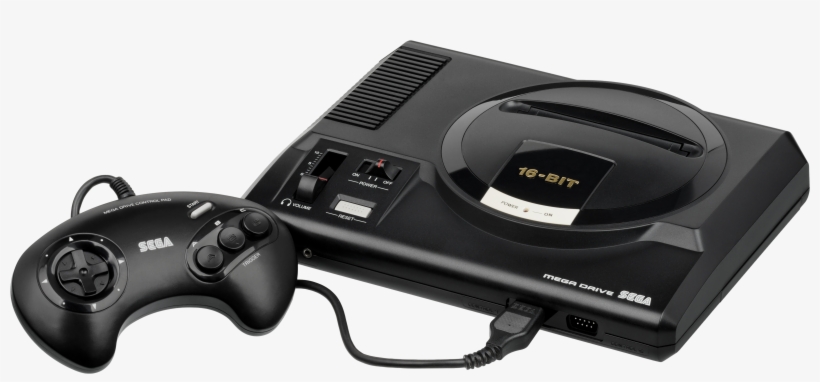 Sega Mega Drive Eu Mk1 Wcontroller Fl, transparent png download
