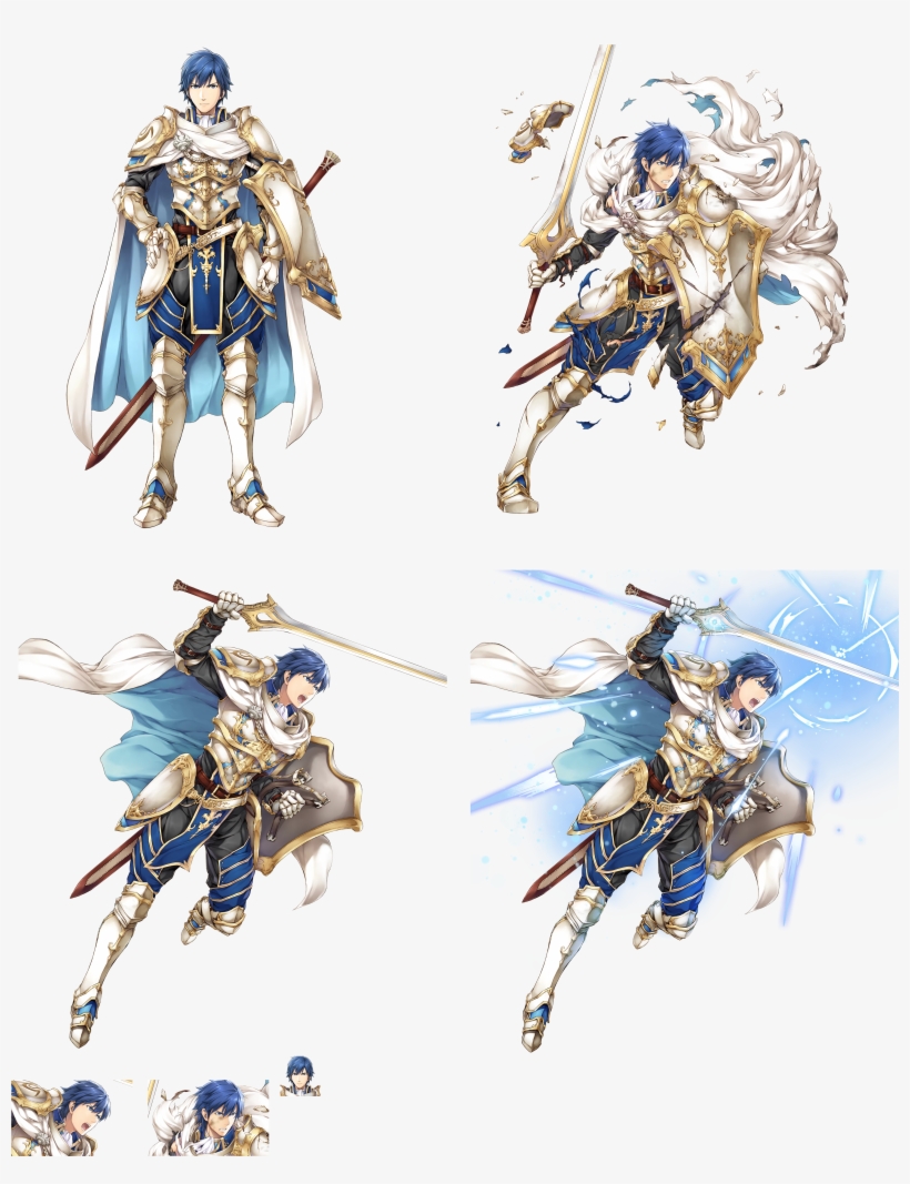Click For Full Sized Image Chrom - Exalted Chrom Fire Emblem Heroes, transparent png download