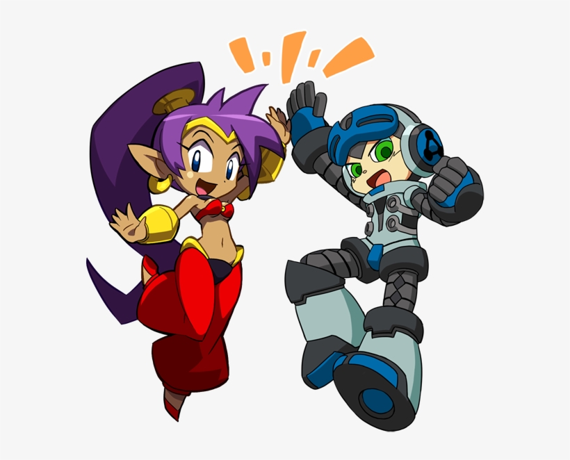 Shantae And Hyper Light Drifter - Shantae Mighty No 9, transparent png download