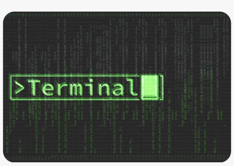 >terminal Deskmats / Mousepad / Stickers - Mousepad, transparent png download