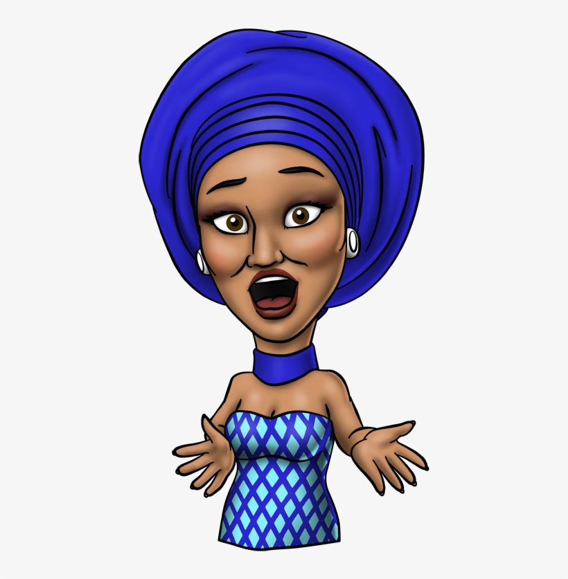 Afro-emoji4 - Nigeria Emoji, transparent png download