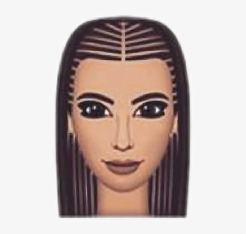Kimoji Sticker - Emoji Kardashian Transparent, transparent png download