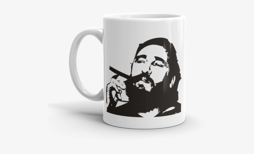 Fidel Castro - Fidel Castro Black And White, transparent png download