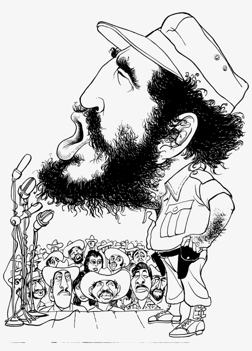 Big Image - Cuban Revolution Political Cartoon, transparent png download