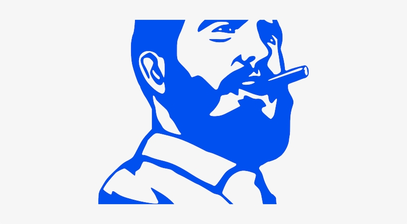 Mixed Reactions Of World Leaders To The Passing Of - Fidel Castro Stencil, transparent png download